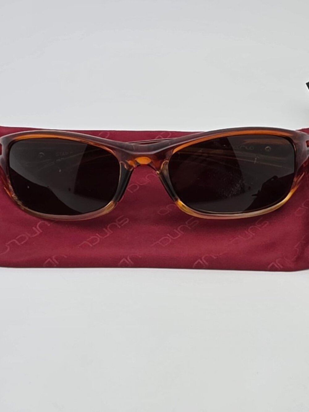 Suncloud Star Brown Fade Frame Polarized Brown Lens Sunglasses w/ Case 55-14-125